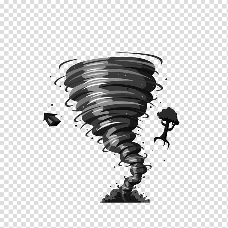 Black tornado art illustration, Tornadoes of 2018 Free.