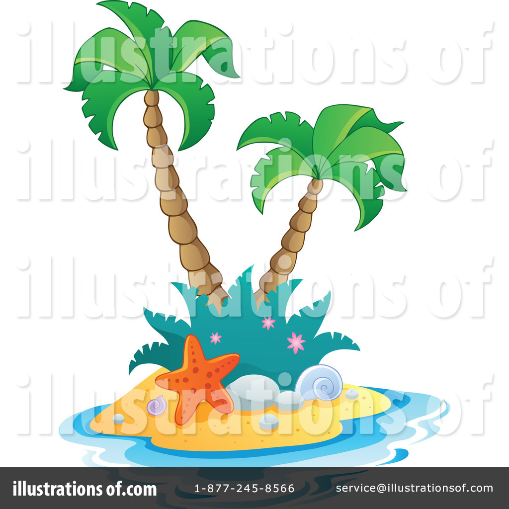 Tropical Island Clipart #1096976.