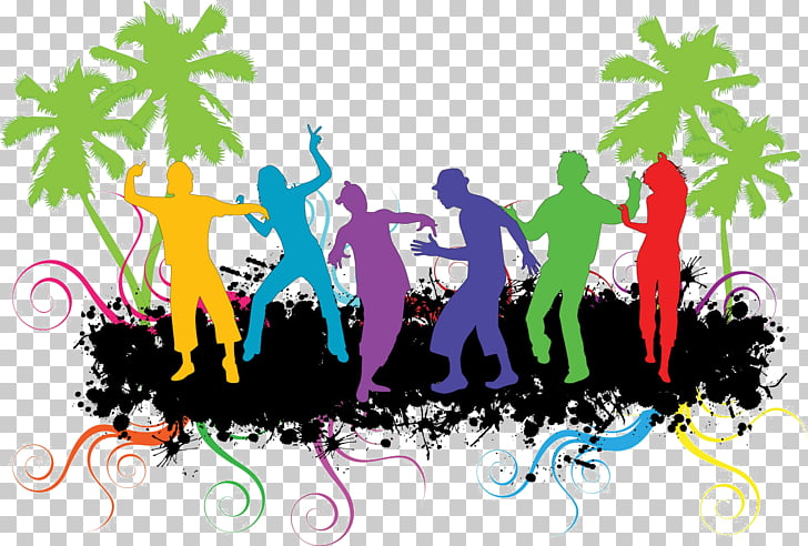 Dance party , dance contest PNG clipart.