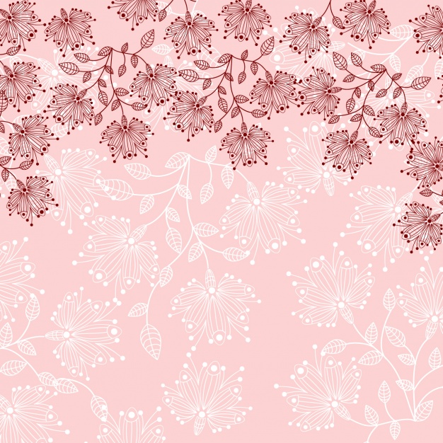 Floral background design Vector.