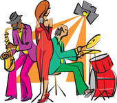 Jazz Band Clip Art.