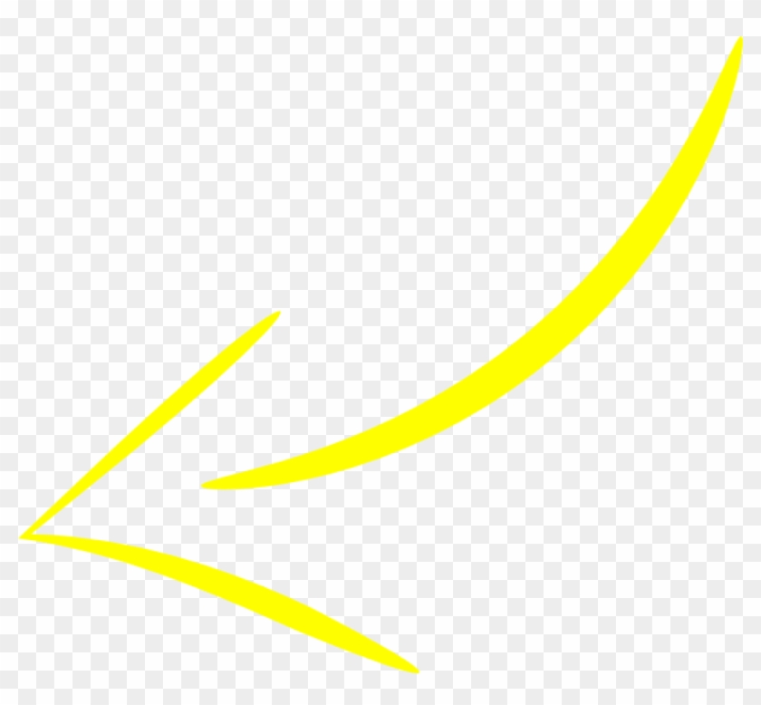 Free Png Download Yellow Curved Arrow Png Images Background.