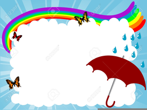 Free Rainbow Clipart Borders.