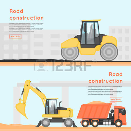 29,666 Road Construction Stock Vector Illustration And Royalty.