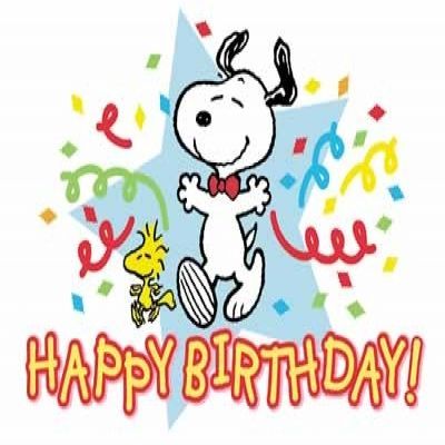 Snoopy Happy Birthday Clipart.