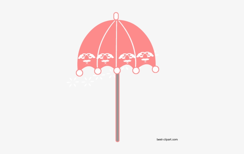 Free French Parasol Clip Art.