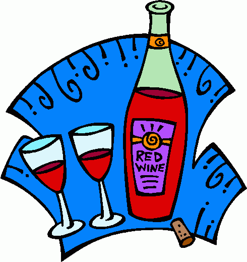 Funny Wine Clipart.