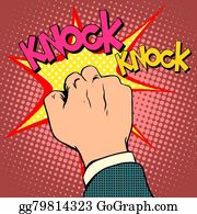 Knock Door Clip Art.