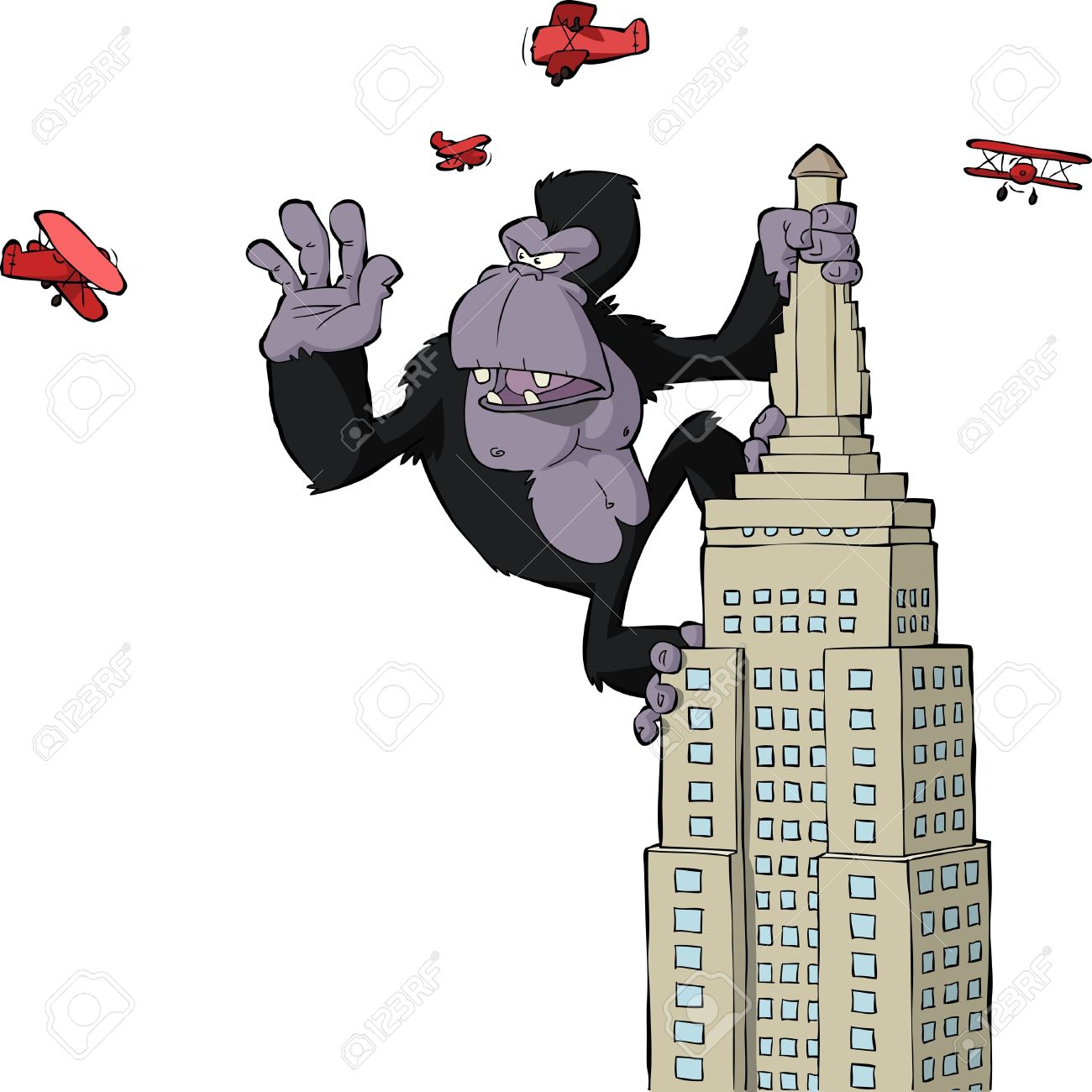 664 King Kong Stock Illustrations, Cliparts And Royalty Free King.