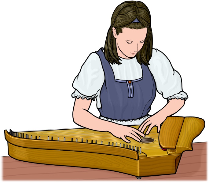 Kantele player.