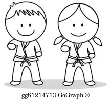 Karate Belt Clip Art.