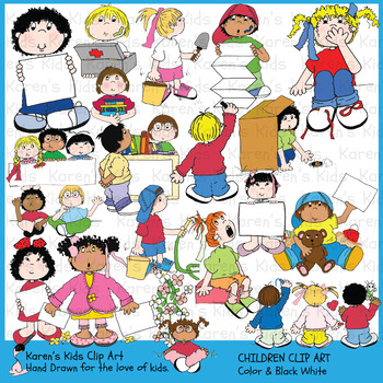 Clip Art CHILDREN Clip Art (Karen's Kids Studio).