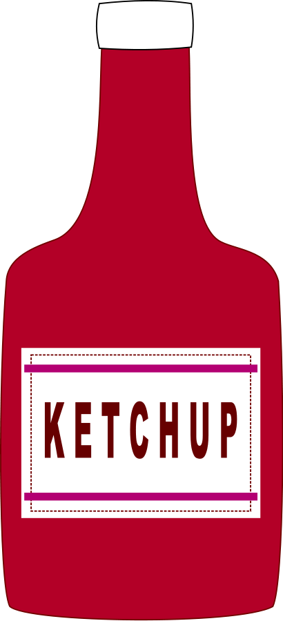 Ketchup Clip Art.