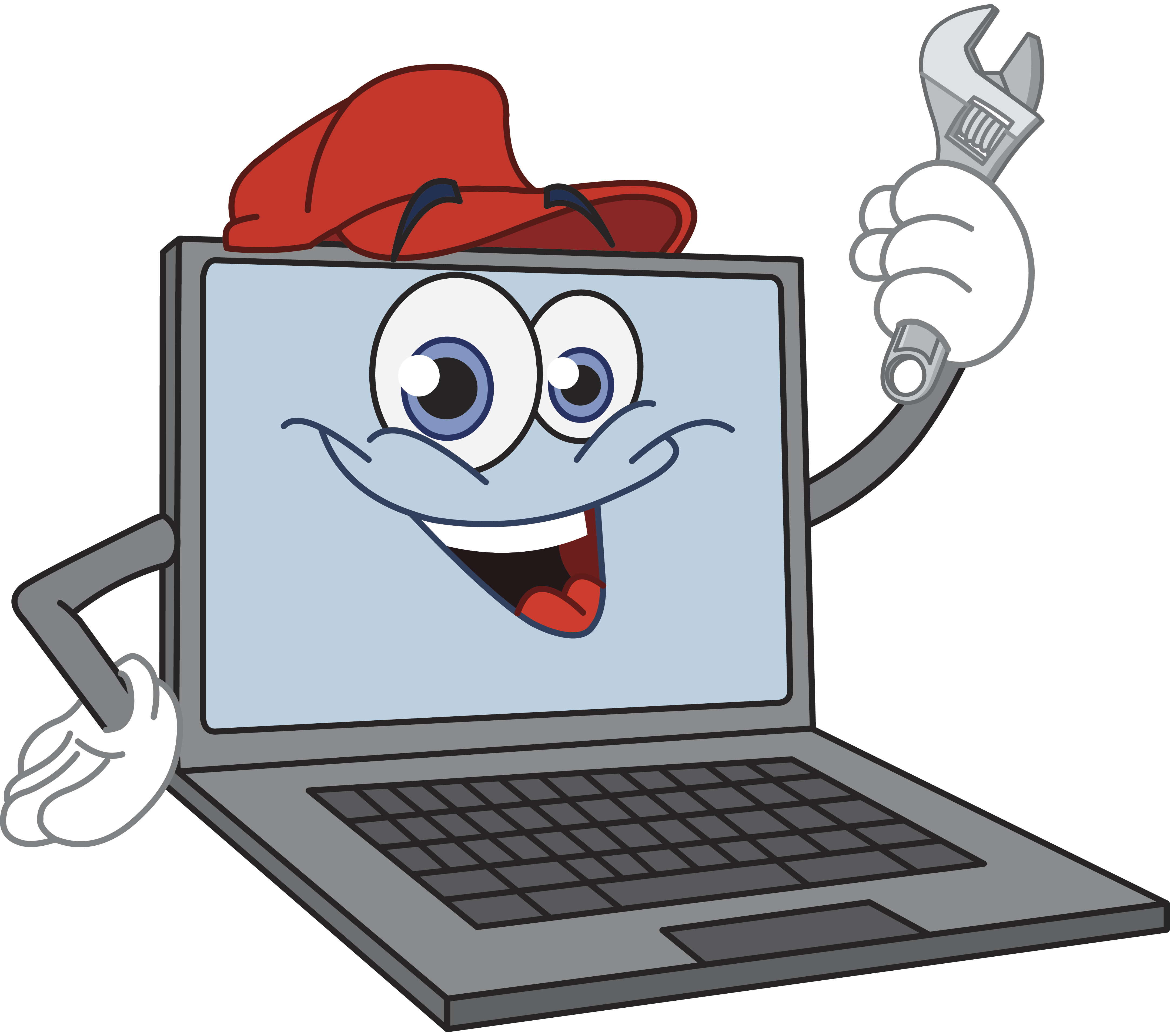 Computer Help Clipart.