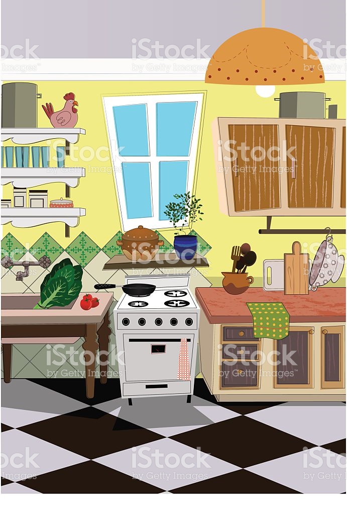 Kitchen Mess Clip Art, Vector Images & Illustrations.