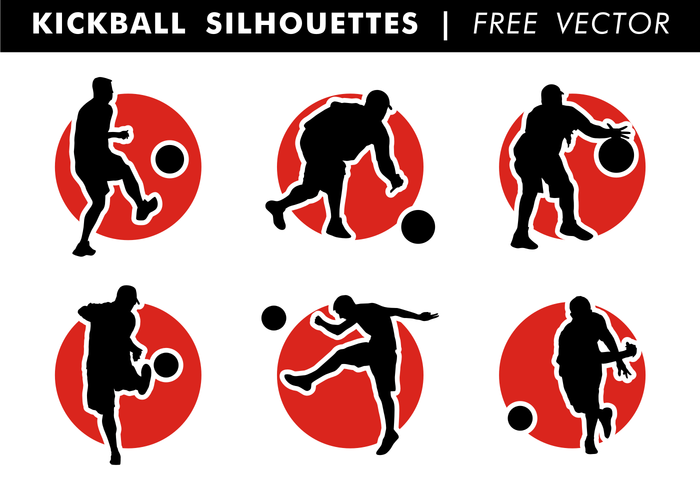 Kickball Free Vector Art.