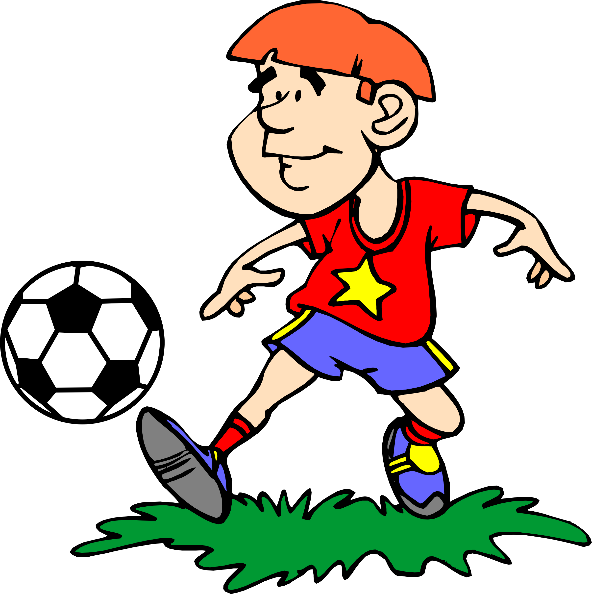 Kicking a ball clipart clipart images gallery for free download.