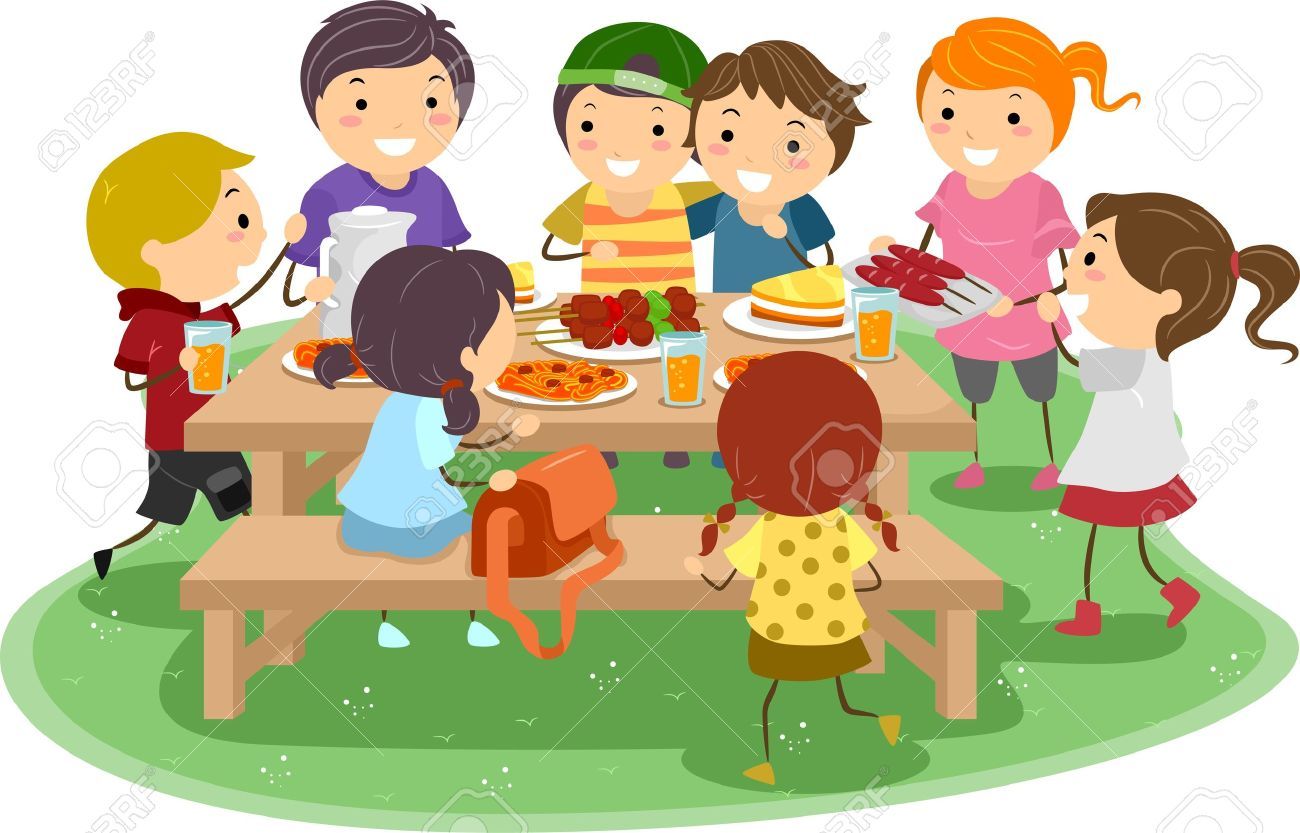 Kids eating lunch clipart » Clipart Portal.