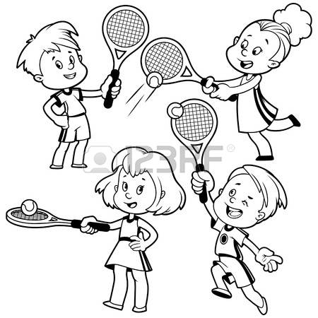 1,725 Tennis Kids Stock Illustrations, Cliparts And Royalty Free.