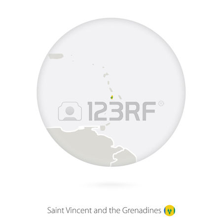 Saint vincent and the grenadines map clipart.