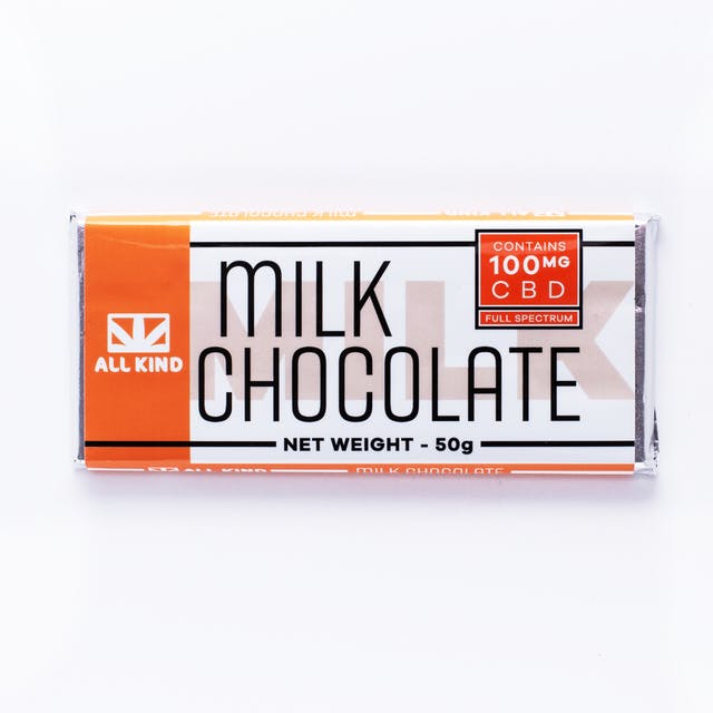 All Kind All Kind 100MG CBD Milk Chocolate Bar.