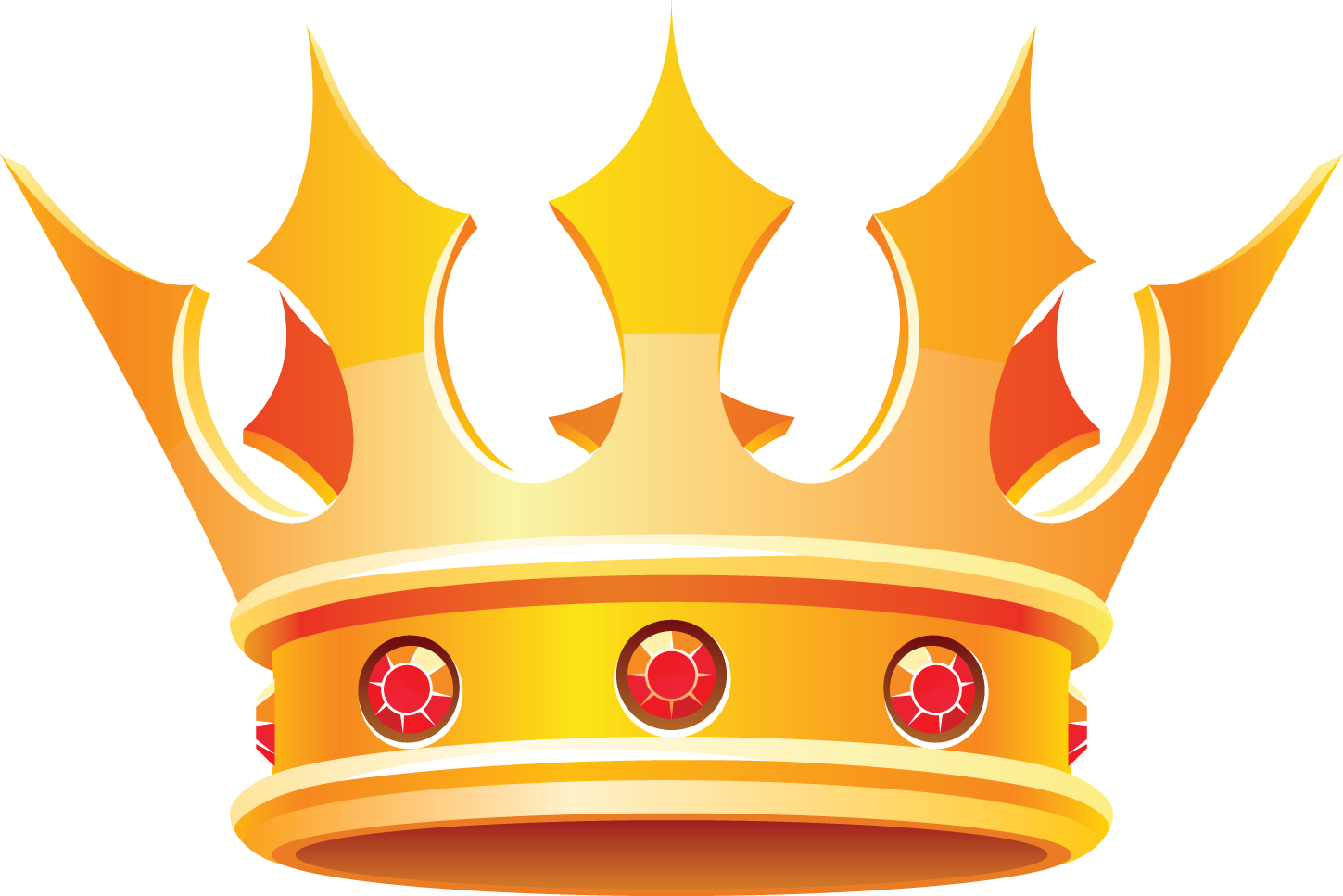 King Queen Crown Clip Art free image.