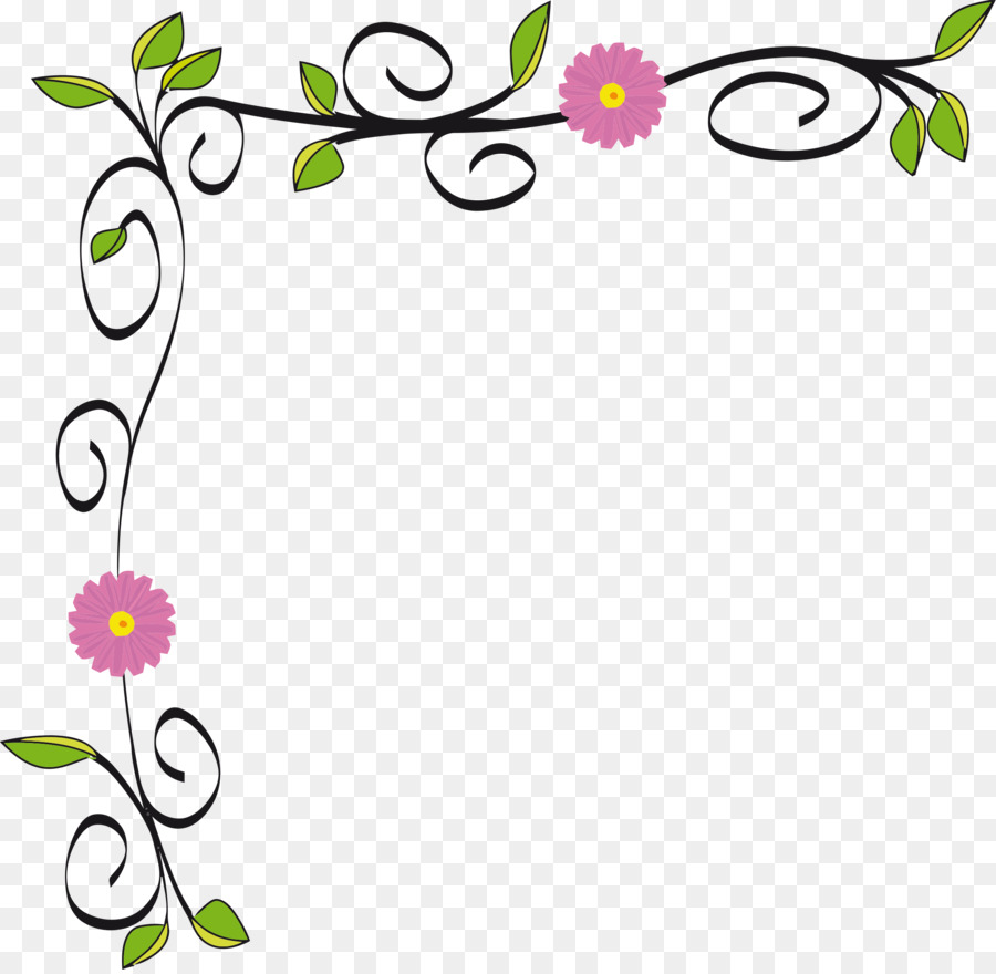 Pink Flower Cartoon clipart.