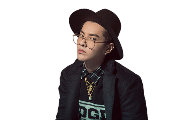 Kris Wu Wearing Black Hat transparent PNG.