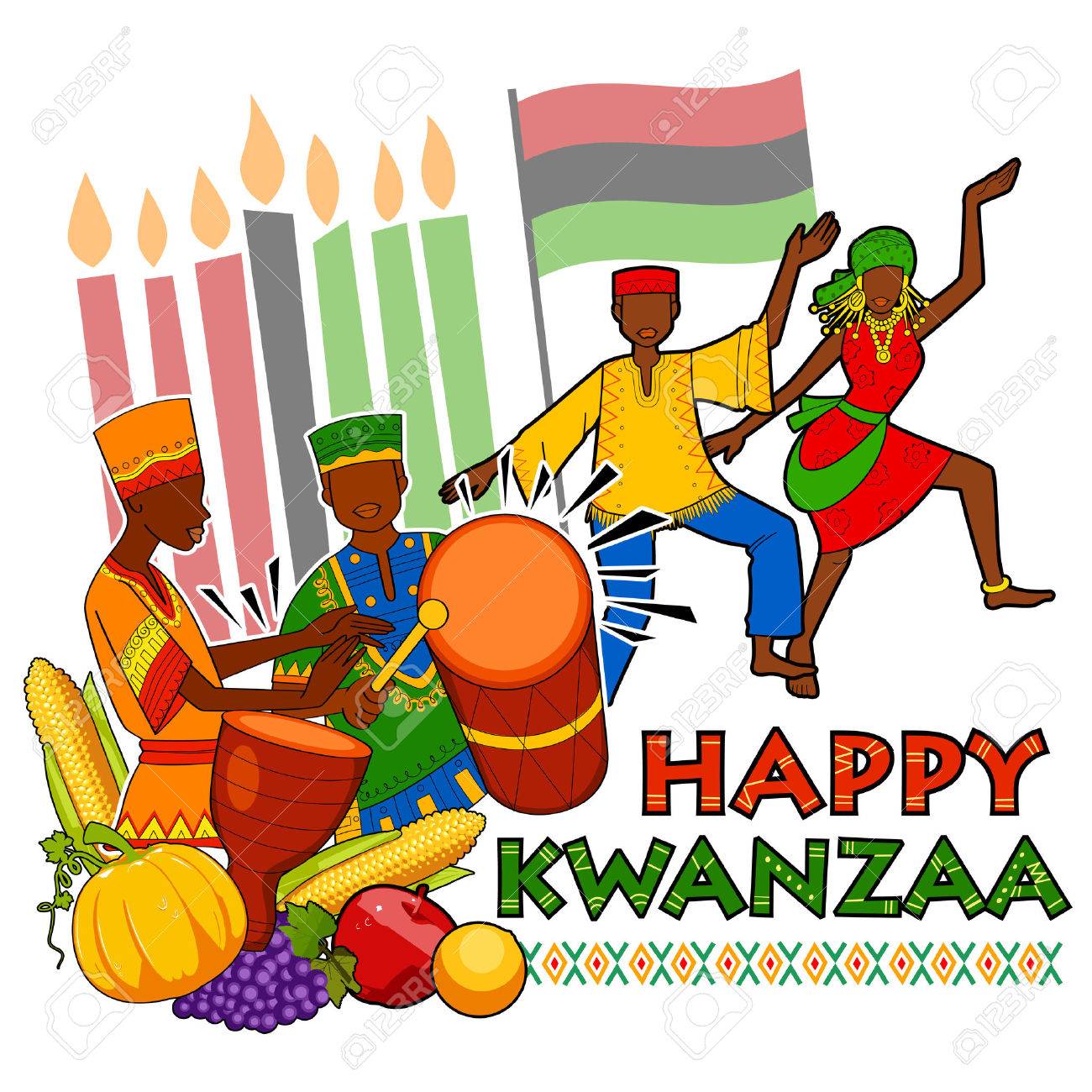 75 Kwanzaa free clipart.