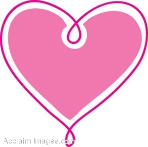 clipart hearts hot pink heart clipartclip art picture of pink.