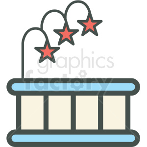 hot tub vector icon . Royalty.