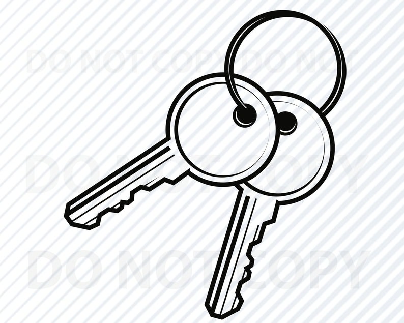 House Key SVG Files for Cricut.