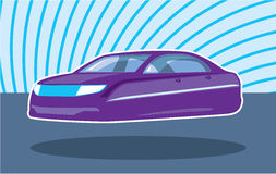 Hover Car Vector Stock Vector.