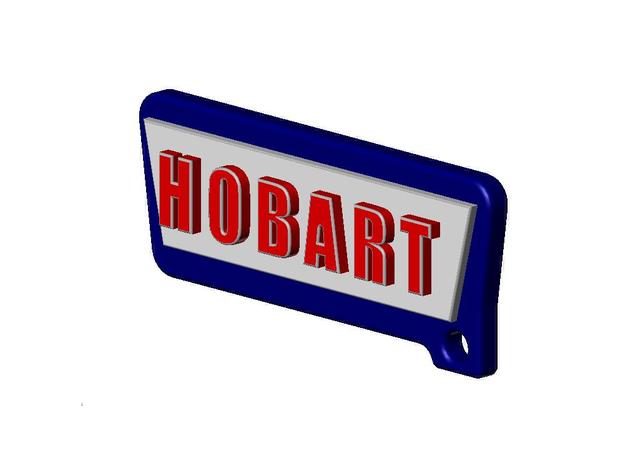 HOBART LOGO/KEYRING by shire.