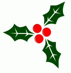 Free Christmas Clip Art Holly.