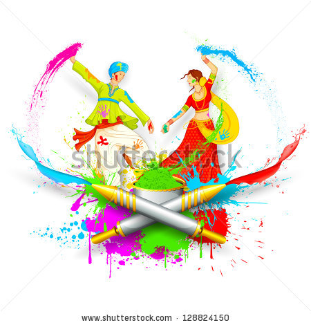 Indian Holi Stock Photos, Royalty.