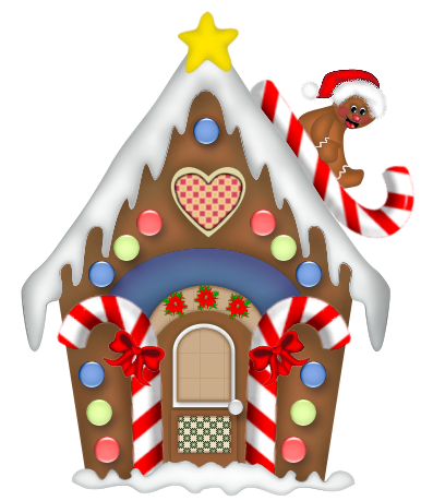 Holiday House Clip Art.