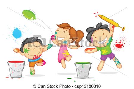 Holi Festival Clipart Hd.