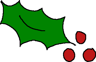 Christmas Holly Clipart.