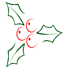 Free Christmas Clip Art Holly.