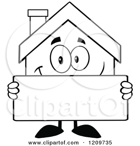 Home Construction Clipart Black And White.