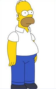 Homer Simpson Clipart.