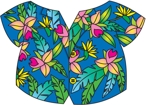 Hawaiian shirt clip art free clipart images 2.