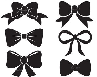 Hair Bow Clipart Black And White (101+ images in Collection) Page 1.