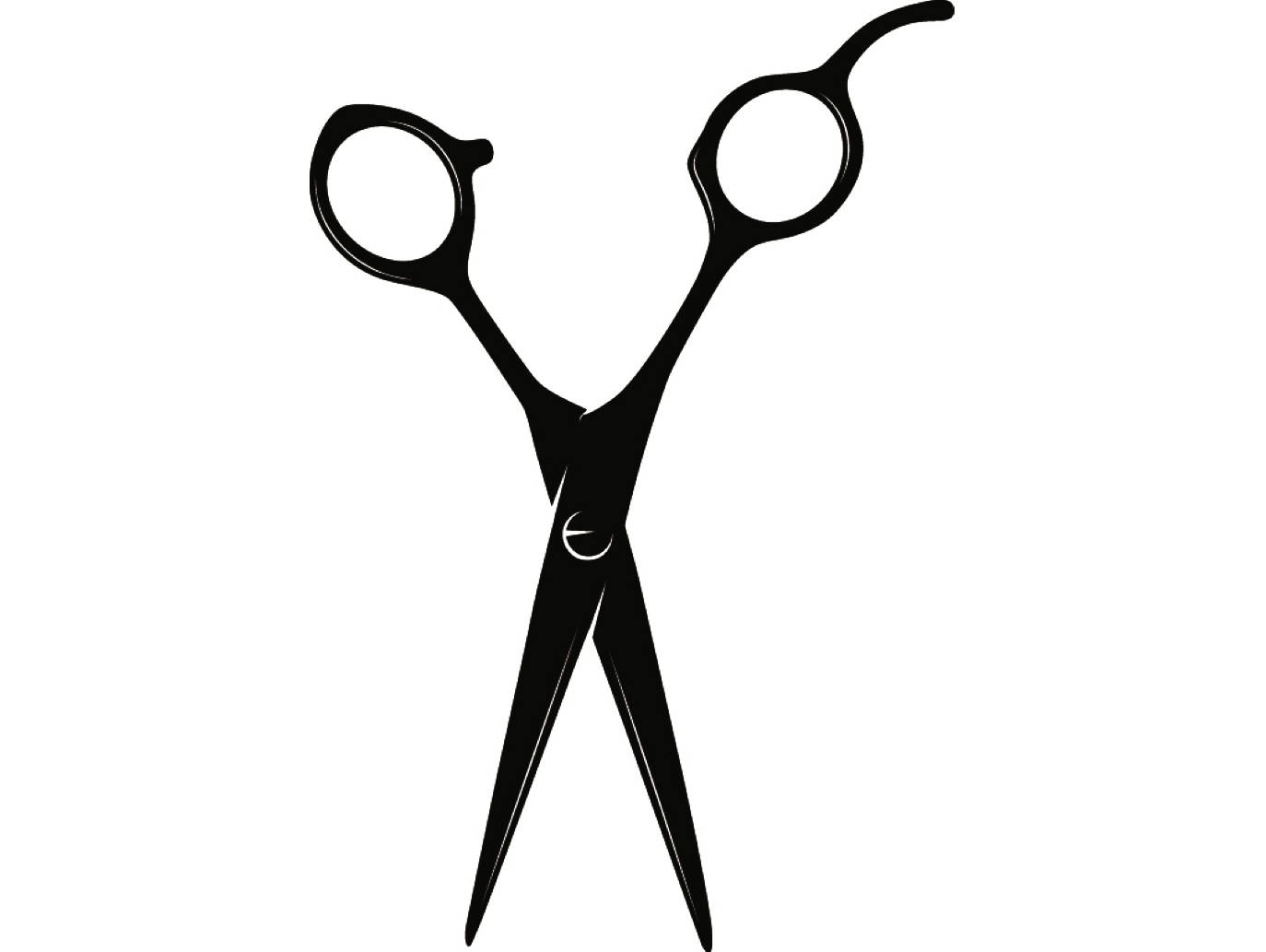 Hair Cutting Scissors Clipart.