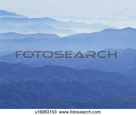 Stock Photo of Mountain range, Hakuba.