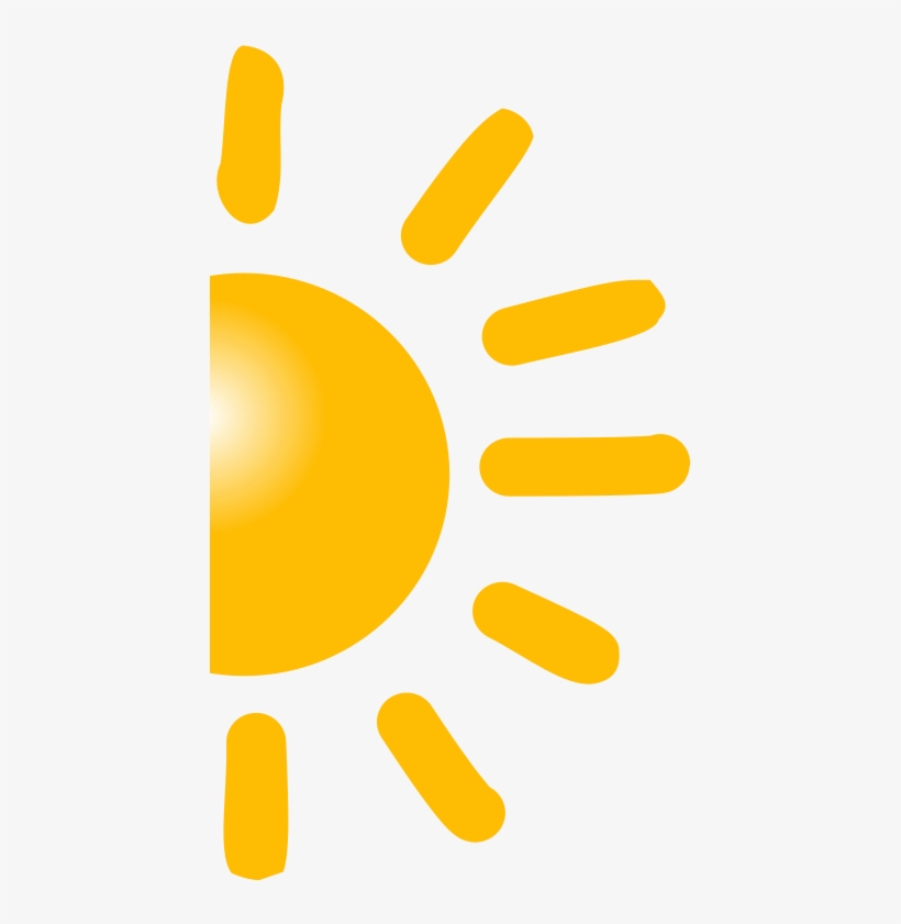 Half Sun Clipart Png.