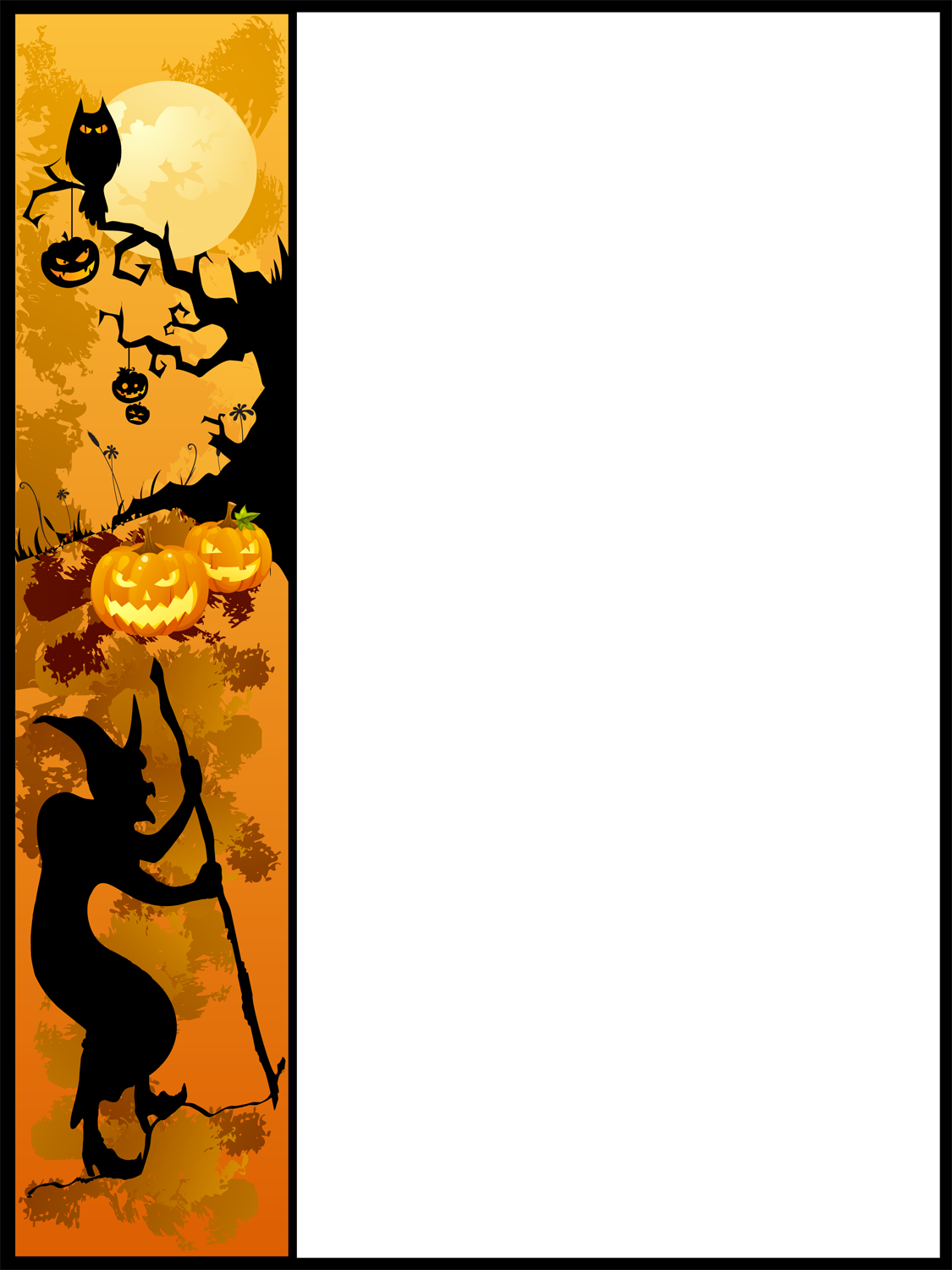 Halloween Border Clipart.