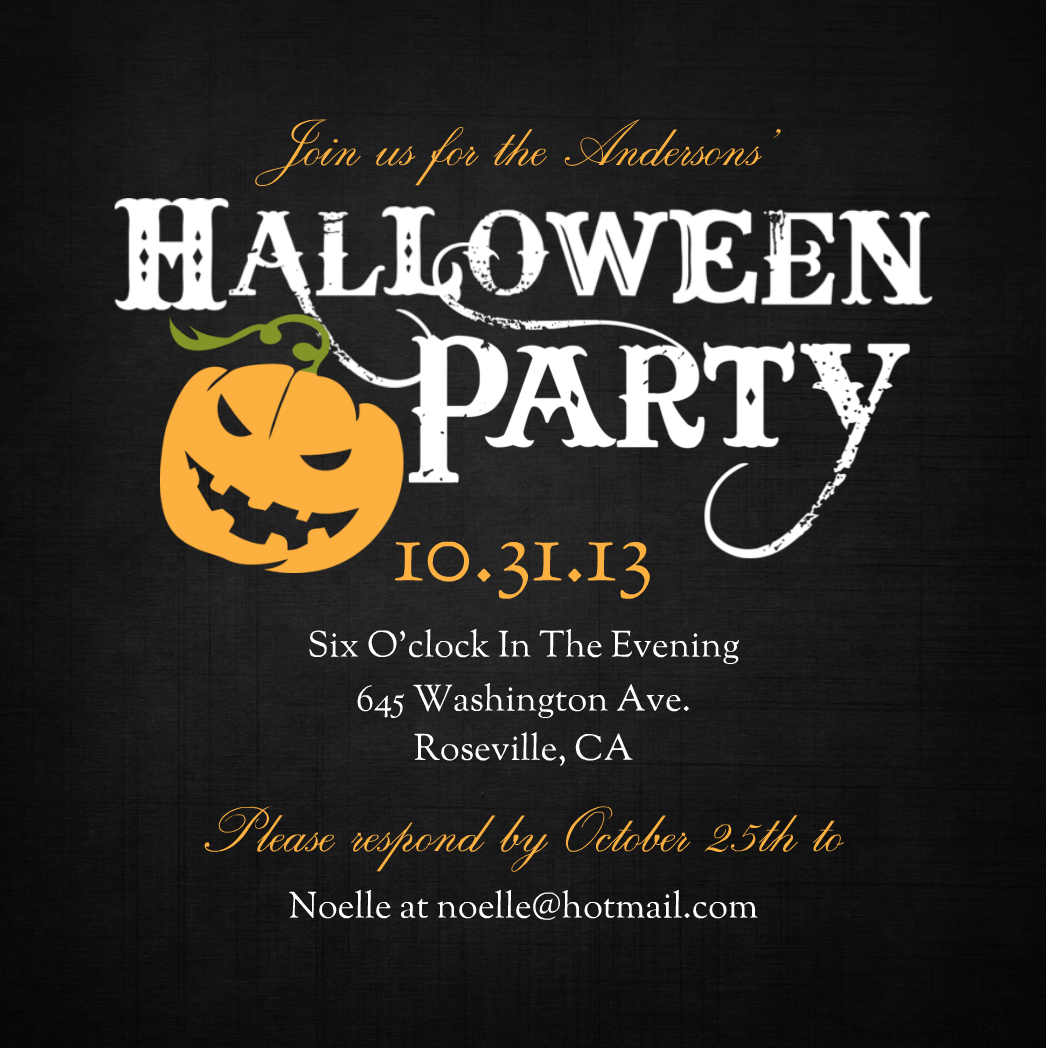 43+ Halloween Party Invitation Clipart.