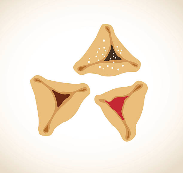 Best Hamantaschen Illustrations, Royalty.